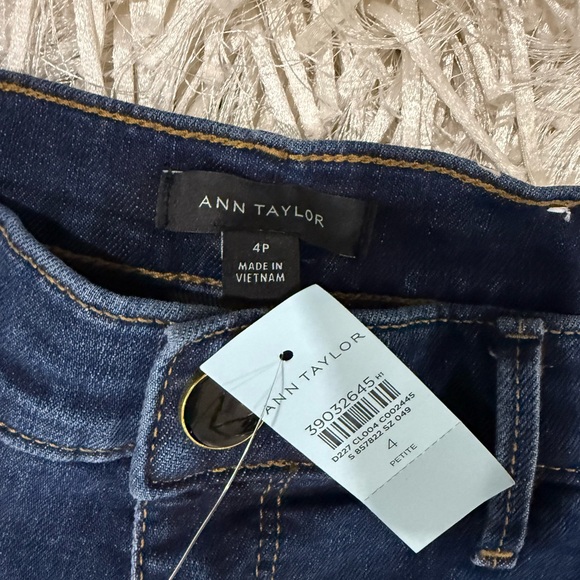 Ann Taylor Dark Blue Flare Jeans - Picture 3 of 3